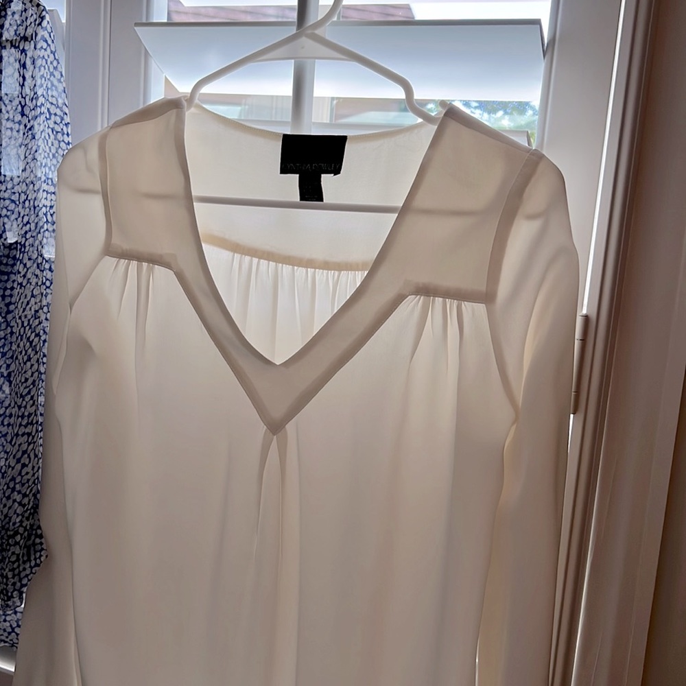 100% silk blouse
